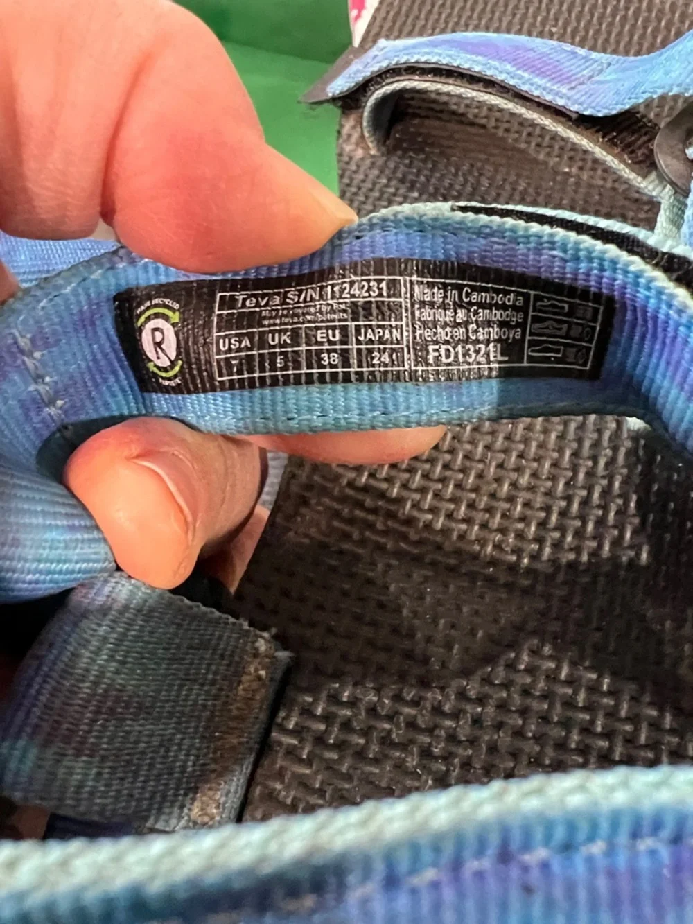 Blue Strap Outdoor Sandals